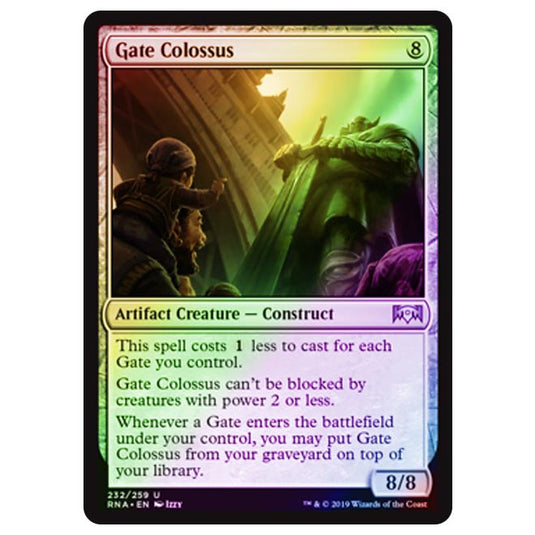 Magic The Gathering - Ravnica Allegiance - Gate Colossus - 232/273 (Foil)