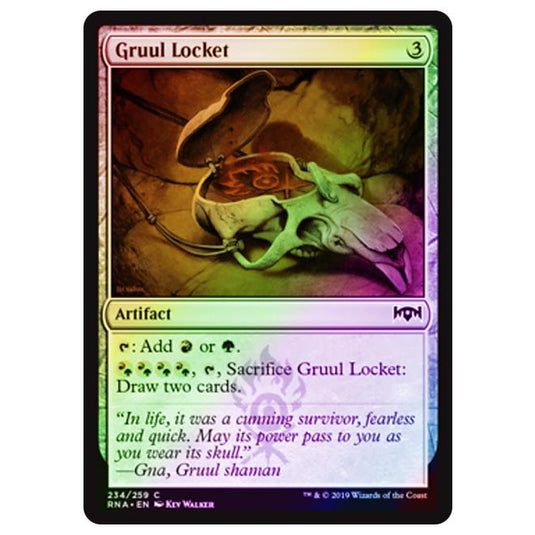 Magic The Gathering - Ravnica Allegiance - Gruul Locket - 234/273 (Foil)