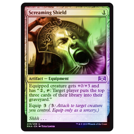 Magic The Gathering - Ravnica Allegiance - Screaming Shield - 239/273 (Foil)
