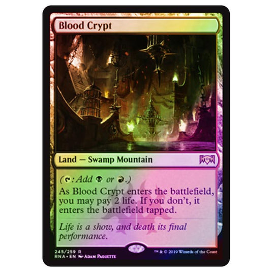 Magic The Gathering - Ravnica Allegiance - Blood Crypt - 245/273 (Foil)