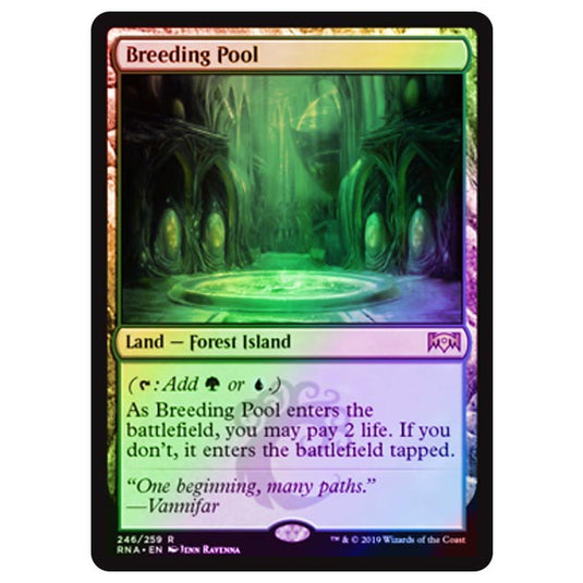 Magic The Gathering - Ravnica Allegiance - Breeding Pool - 246/273 (Foil)