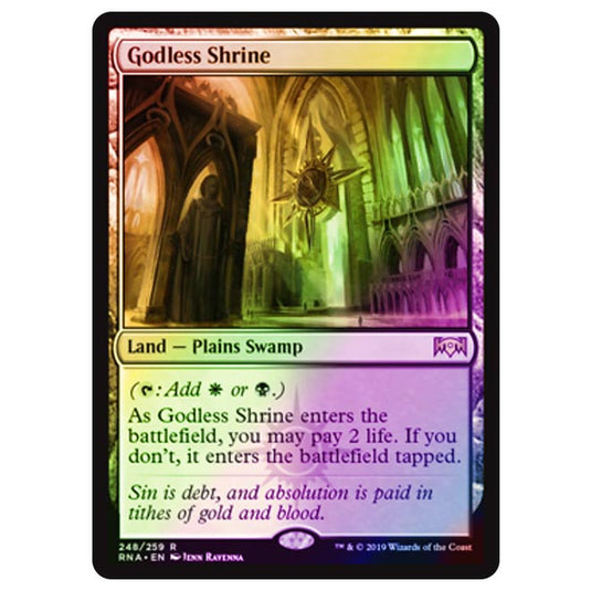 Magic The Gathering - Ravnica Allegiance - Godless Shrine - 248/273 (Foil)