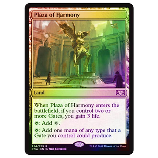 Magic The Gathering - Ravnica Allegiance - Plaza of Harmony - 254/273 (Foil)