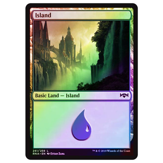 Magic The Gathering - Ravnica Allegiance - Island - 261/273 (Foil)