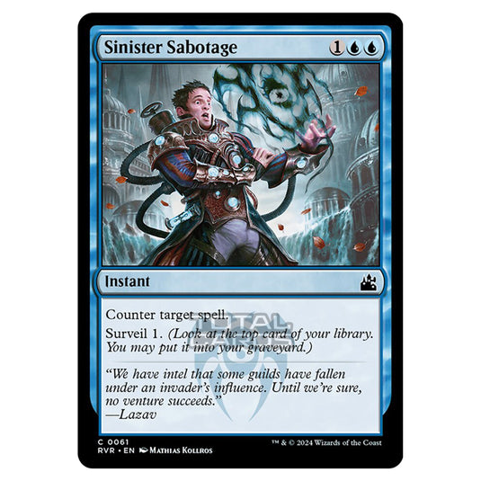 Magic The Gathering - Ravnica Remastered - Sinister Sabotage - 0061