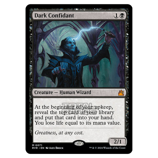 Magic The Gathering - Ravnica Remastered - Dark Confidant - 0071