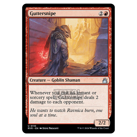 Magic The Gathering - Ravnica Remastered - Guttersnipe - 0110