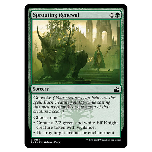 Magic The Gathering - Ravnica Remastered - Sprouting Renewal - 0157