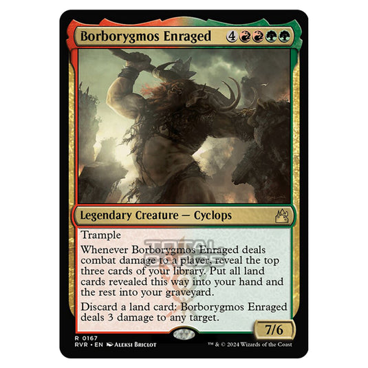 Magic The Gathering - Ravnica Remastered - Borborygmos Enraged - 0167