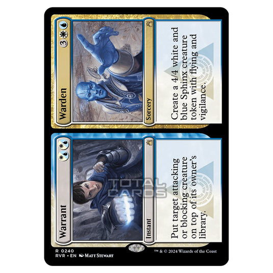 Magic The Gathering - Ravnica Remastered - Warrant // Warden - 0240