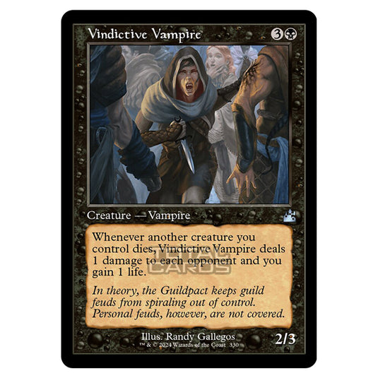 Magic The Gathering - Ravnica Remastered - Vindictive Vampire - 0330