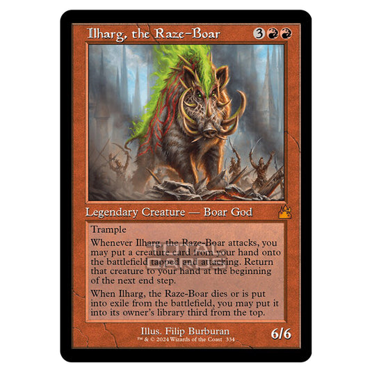 Magic The Gathering - Ravnica Remastered - Ilharg, the Raze-Boar - 0334