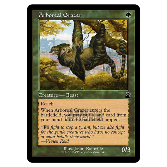 Magic The Gathering - Ravnica Remastered - Arboreal Grazer - 0343