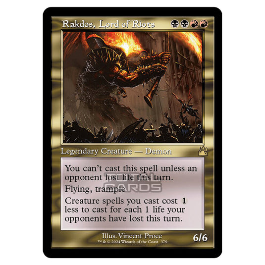 Magic The Gathering - Ravnica Remastered - Rakdos, Lord of Riots - 0379