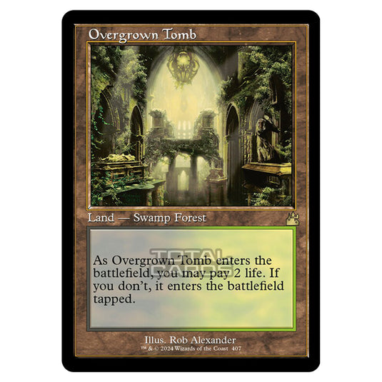 Magic The Gathering - Ravnica Remastered - Overgrown Tomb - 0407