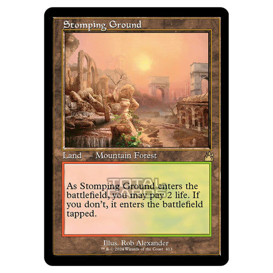 Magic The Gathering - Ravnica Remastered - Stomping Ground - 0413