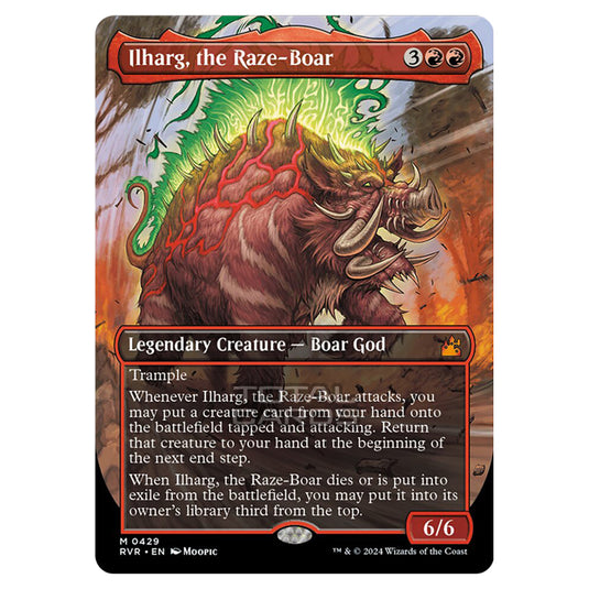 Magic The Gathering - Ravnica Remastered - Ilharg, the Raze-Boar - 0429