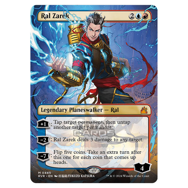 ral zarek card sleeves Magic The Gathering - Ravnica Remastered - Ral Zarek