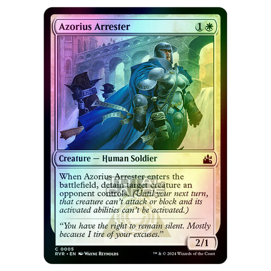 Magic The Gathering - Ravnica Remastered - Azorius Arrester - 0005 (Foil)