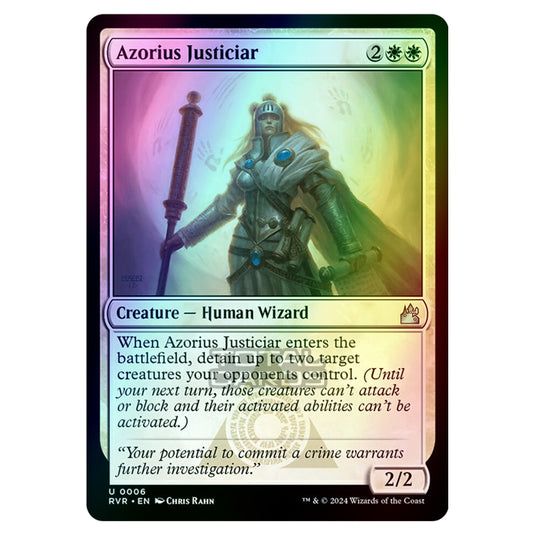 Magic The Gathering - Ravnica Remastered - Azorius Justiciar - 0006 (Foil)