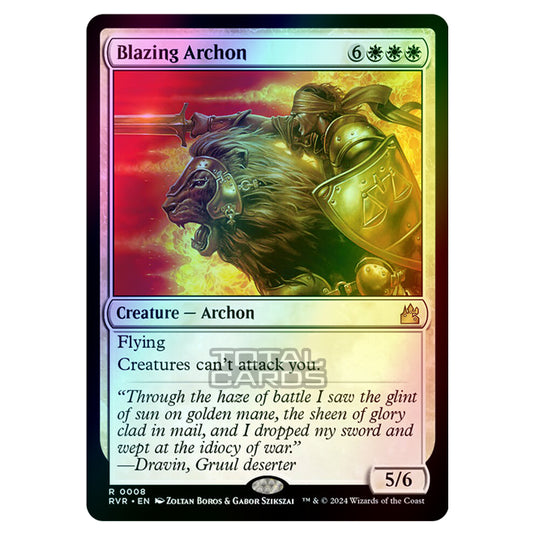 Magic The Gathering - Ravnica Remastered - Blazing Archon - 0008 (Foil)