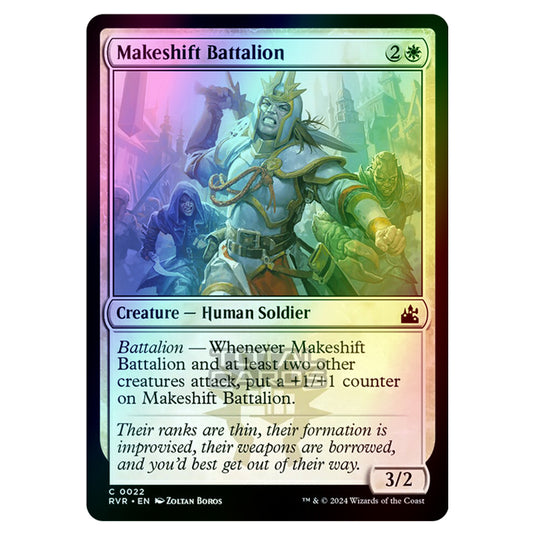 Magic The Gathering - Ravnica Remastered - Makeshift Battalion - 0022 (Foil)