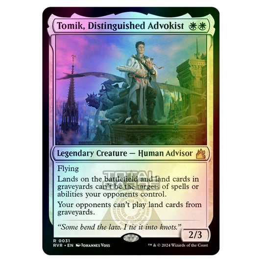 Magic The Gathering - Ravnica Remastered - Tomik, Distinguished Advokist - 0031 (Foil)
