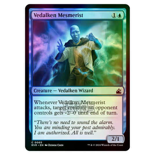 Magic The Gathering - Ravnica Remastered - Vedalken Mesmerist - 0065 (Foil)