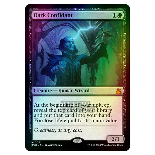 Magic The Gathering - Ravnica Remastered - Dark Confidant - 0071 (Foil)