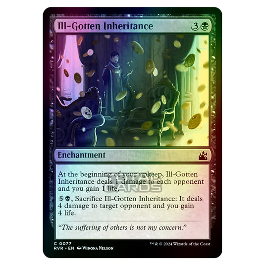 Magic The Gathering - Ravnica Remastered - Ill-Gotten Inheritance - 0077 (Foil)
