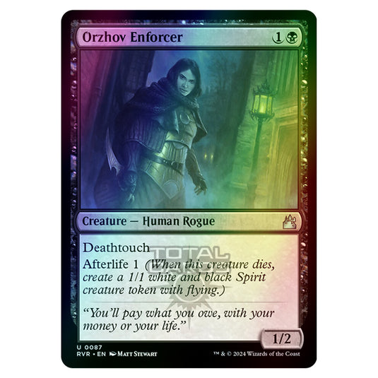 Magic The Gathering - Ravnica Remastered - Orzhov Enforcer - 0087 (Foil)
