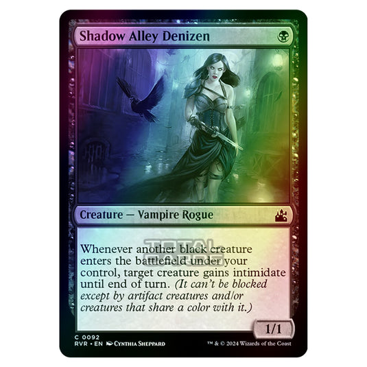 Magic The Gathering - Ravnica Remastered - Shadow Alley Denizen - 0092 (Foil)