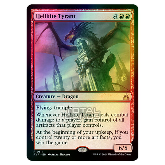 Magic The Gathering - Ravnica Remastered - Hellkite Tyrant - 0111 (Foil)