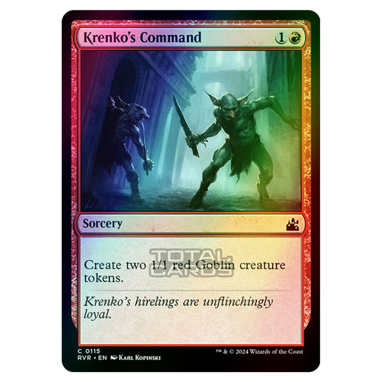 Magic The Gathering - Ravnica Remastered - Krenko's Command - 0115 (Foil)
