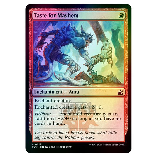 Magic The Gathering - Ravnica Remastered - Taste for Mayhem - 0127 (Foil)