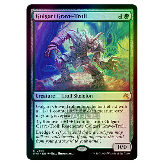 Magic The Gathering - Ravnica Remastered - Golgari Grave-Troll - 0144 (Foil)