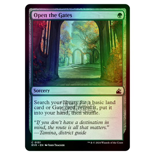 Magic The Gathering - Ravnica Remastered - Open the Gates - 0151 (Foil)