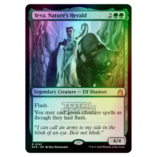 Magic The Gathering - Ravnica Remastered - Yeva, Nature's Herald - 0162 (Foil)