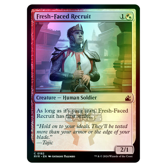 Magic The Gathering - Ravnica Remastered - Fresh-Faced Recruit - 0182 (Foil)