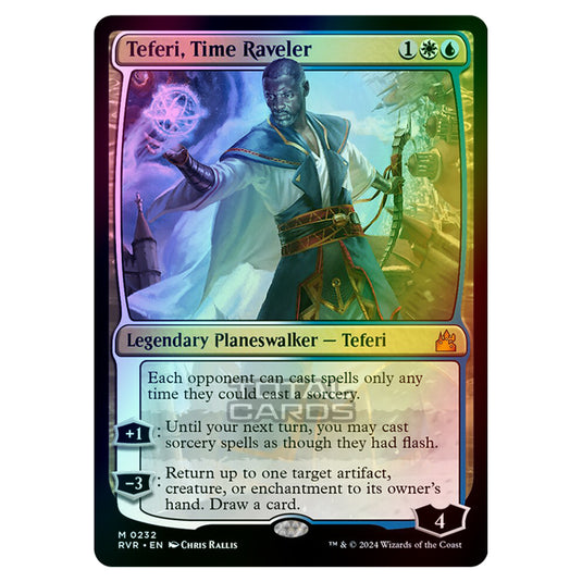 Magic The Gathering - Ravnica Remastered - Teferi, Time Raveler - 0232 (Foil)