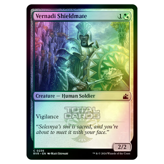 Magic The Gathering - Ravnica Remastered - Vernadi Shieldmate - 0236 (Foil)