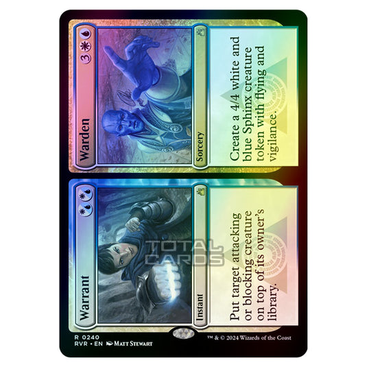 Magic The Gathering - Ravnica Remastered - Warrant // Warden - 0240 (Foil)