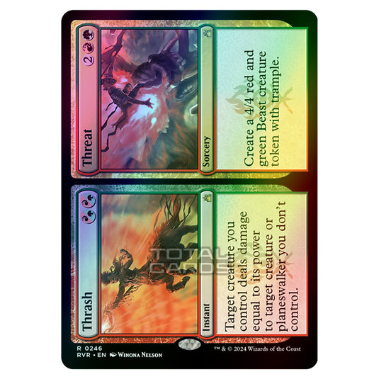 Magic The Gathering - Ravnica Remastered - Thrash // Threat - 0246 (Foil)
