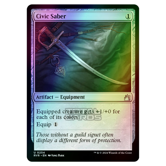 Magic The Gathering - Ravnica Remastered - Civic Saber - 0254 (Foil)