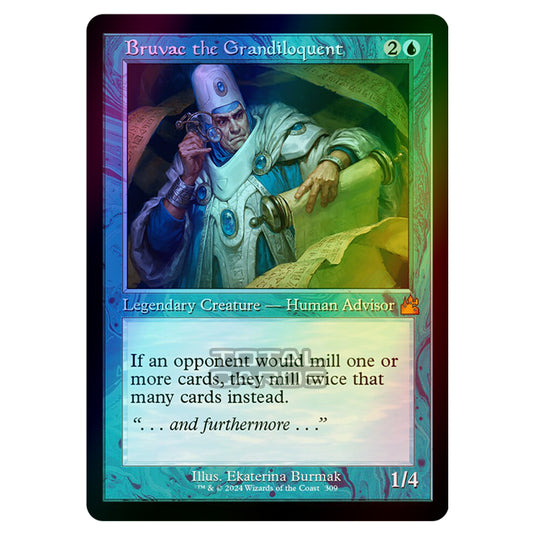 Magic The Gathering - Ravnica Remastered - Bruvac the Grandiloquent - 0309 (Foil)