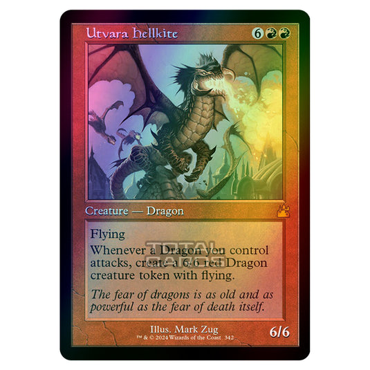 Magic The Gathering - Ravnica Remastered - Utvara Hellkite - 0342 (Foil)