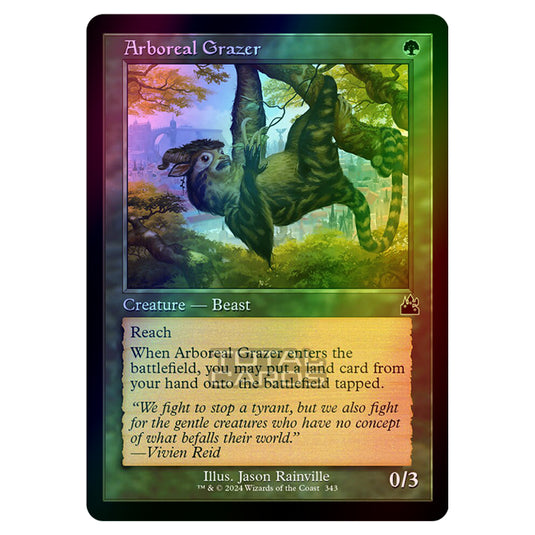 Magic The Gathering - Ravnica Remastered - Arboreal Grazer - 0343 (Foil)