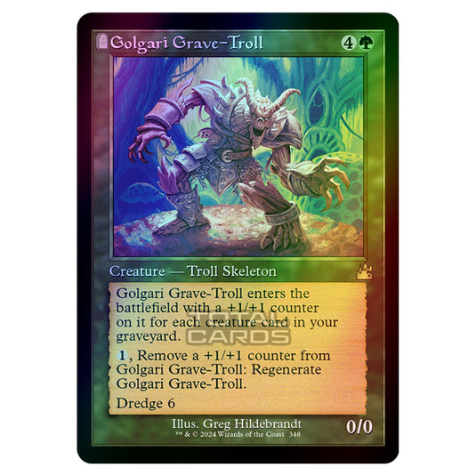Magic The Gathering - Ravnica Remastered - Golgari Grave-Troll - 0348 (Foil)