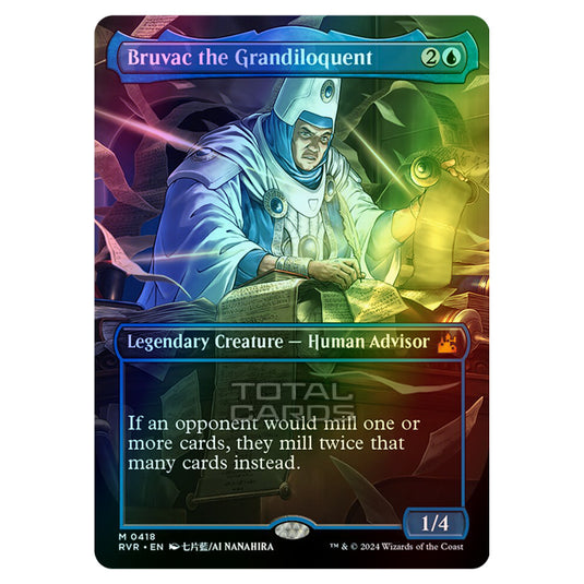 Magic The Gathering - Ravnica Remastered - Bruvac the Grandiloquent - 0418 (Foil)