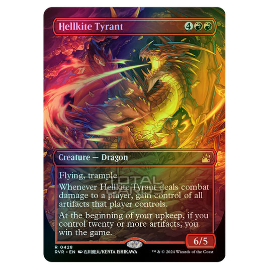 Magic The Gathering - Ravnica Remastered - Hellkite Tyrant - 0428 (Foil)